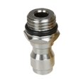 thumbnail image 2 of Stainless Steel Water Head Ferrule for Pressure Washers Coupler Silver 1/4 Size, 2 of 4