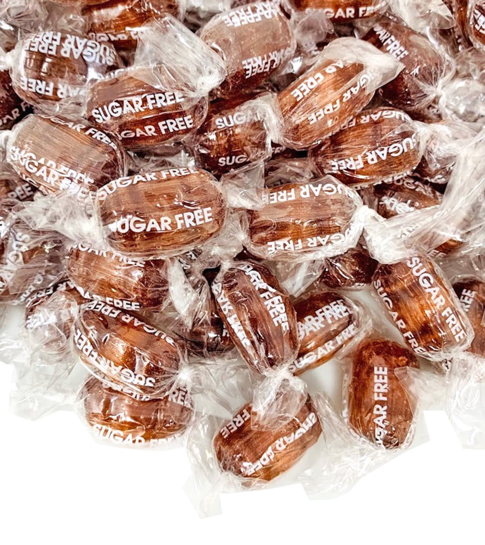 SweetGourmet Sugar Free Root Beer Barrels Clear Wrap | Bulk Hard Candy | 3  Pounds