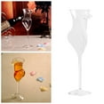 thumbnail image 2 of Ladies' Body Shape Glass Glass Novel Glass Tall Cup Drinking Cup for Home Bars Birthdays, 2 of 4