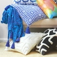 thumbnail image 5 of Rochelle Porter Design Kobo Throw Peacock, 50" x 60", Rectangle, Blue, Indigo, 1 Piece, Cotton, , Adult, 5 of 8