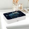 thumbnail image 6 of Constellation PU Leather Jewelry Box Necklace Organizer with Removable Compartment and Storage Box - Portable Beauty Organizer, 6 of 6