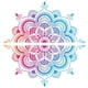 thumbnail image 3 of Mandala Wall Decal Stickers 2pcs Durable Self Adhesive Bohemian Design for Home Decoration Easy Installation Versatile for Walls Doors Furniture, 3 of 4
