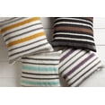 thumbnail image 2 of Surya Surya Pillows Area Rug AR105 Papyrus/Prune Purple Stripes Lines 18" x 18" Square, 2 of 2