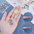 thumbnail image 3 of 36pcs 2 Styles Stainless Steel Cord Ends Column Leather End Caps 3.2~6mm Inner Diameter Cord End Terminators Cord Finding for Jewelry Making Kit Stainless Steel Color, 3 of 9