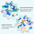 thumbnail image 4 of 150 Pieces/0.55 Pounds Vibrant Glass Mosaic Tiles Assorted Colors and Shapes Colored Glass Pieces Colored Glass Pieces for Home Decoration DIY Crafts Arts Mosaic Projects DIY, 4 of 6
