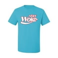 thumbnail image 2 of Wild Bobby Stay Woke, Classic Iconic Soda Logo Parody Men Tee, 2 of 5