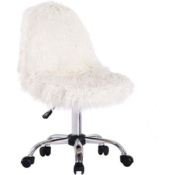 Patia Faux Fur Chair with Luxurious Mongolian Faux Fur Upholstery