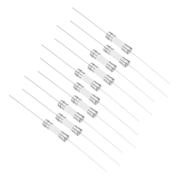 Uxcell 20Pcs Time Delay Fuse Wire Ceramic Fuses 5mm x 20mm 250V T12A