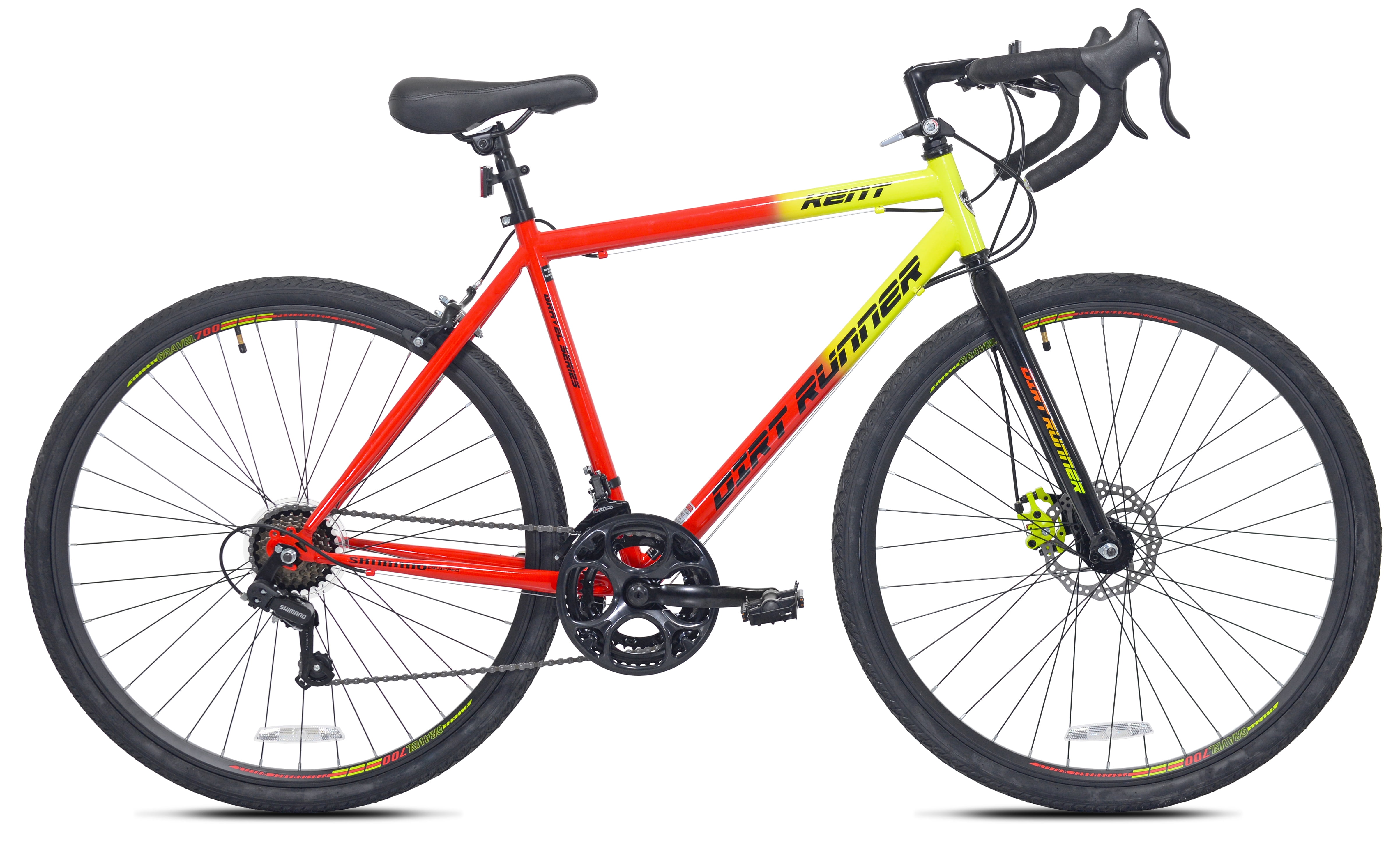 Kent 700c Nazz Gravel Road Bike 700c Wheels Adults 14 Years Black Walmart