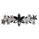 thumbnail image 1 of Clip de pasador de pelo floral de cristal negro precioso de Faship, 1 of 5