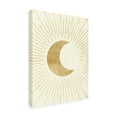 thumbnail image 4 of Canvas Wall Art - Tom Quartermaine 'Set of 3 Gold Sun Moon Star 3' Wall Art for Living Room, Bedroom, or Office DÃ©cor by Trademark Fine Art - 24 x 32 Inches, 4 of 4