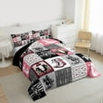 thumbnail image 3 of Homewish Retro Western Cowgirl Bedding Comforter Set,Rustic Bull Skull Twin Comforter Sets,Vintage Bohemian Tribal Bedding Set For Girls Kids,Microfiber Bedroom Decor Reversible,2-Piece, 3 of 8