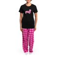 thumbnail image 4 of CafePress - Women's Dark Pajamas - Women's Short Sleeve Print T-Shirt and Pants Dark Cotton Pajama Set, 4 of 7