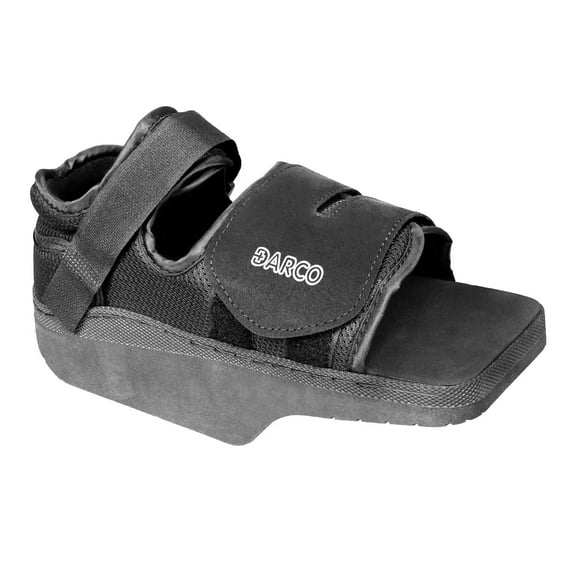 Darco OrthoWedge Black Post-Op Shoe X-Large Removable Forefoot Closure OQ4B