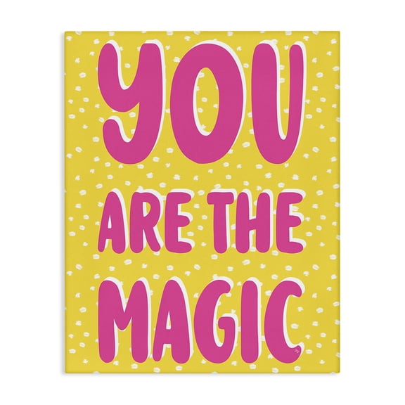 Stupell Industries Eclectic You Are The Magic Canvas Art, 16 x 20, by Martina Pavlova