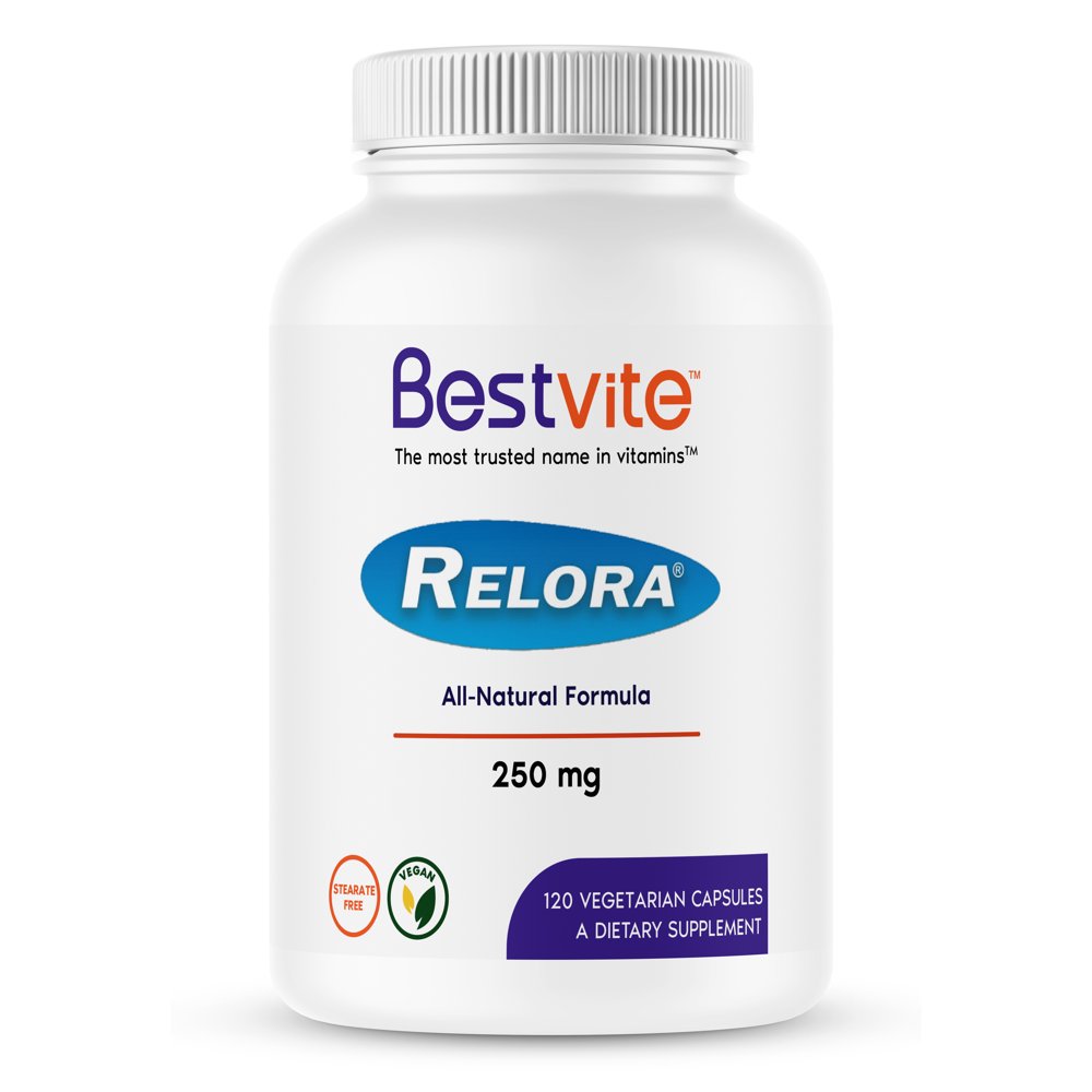 Relora 250mg (120 Vegetarian Capsules) No Fillers No Stearates No