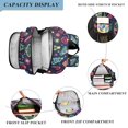 thumbnail image 3 of FORMRS Unisex School Backpack 17" Student Travel Bag with Laptop Compartment, Neon Christmas, 3 of 7