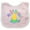 Pink and White, variant on Inktastic My First Easter Cute Chick Just Hatched Boys or Girls Baby Bib