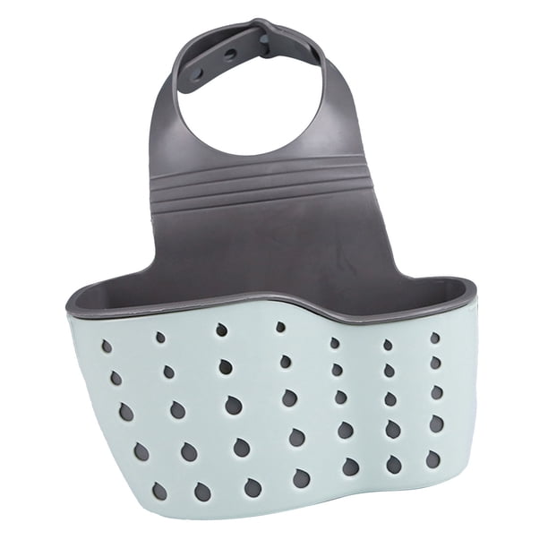 Soporte de Esponja de Fregadero de la Cocina, Cesta Colgante del Fregadero Evita que el Agua Gotee El Goma Multifunción para Varios Tamamos de Fregadero