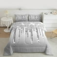 thumbnail image 2 of Castle Fairy Gradient Bling Glitter 3 Pieces Queen Comforter Set for Women Men Teens,Sparkling Sequin Ultra Soft Bedding Sets,Dreamy Princess Bedding Comforter Set,Super Cozy Room Decor, 2 of 8
