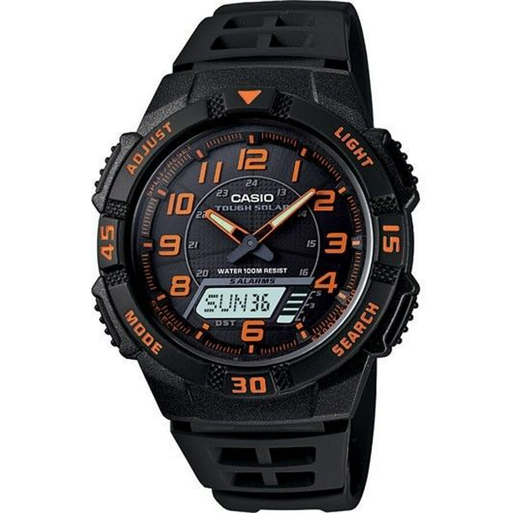 casio tough solar watch adjust time