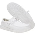 thumbnail image 4 of HEYDUDE Men Wally Stretch Canvas Wide , White, 15, 4 of 6
