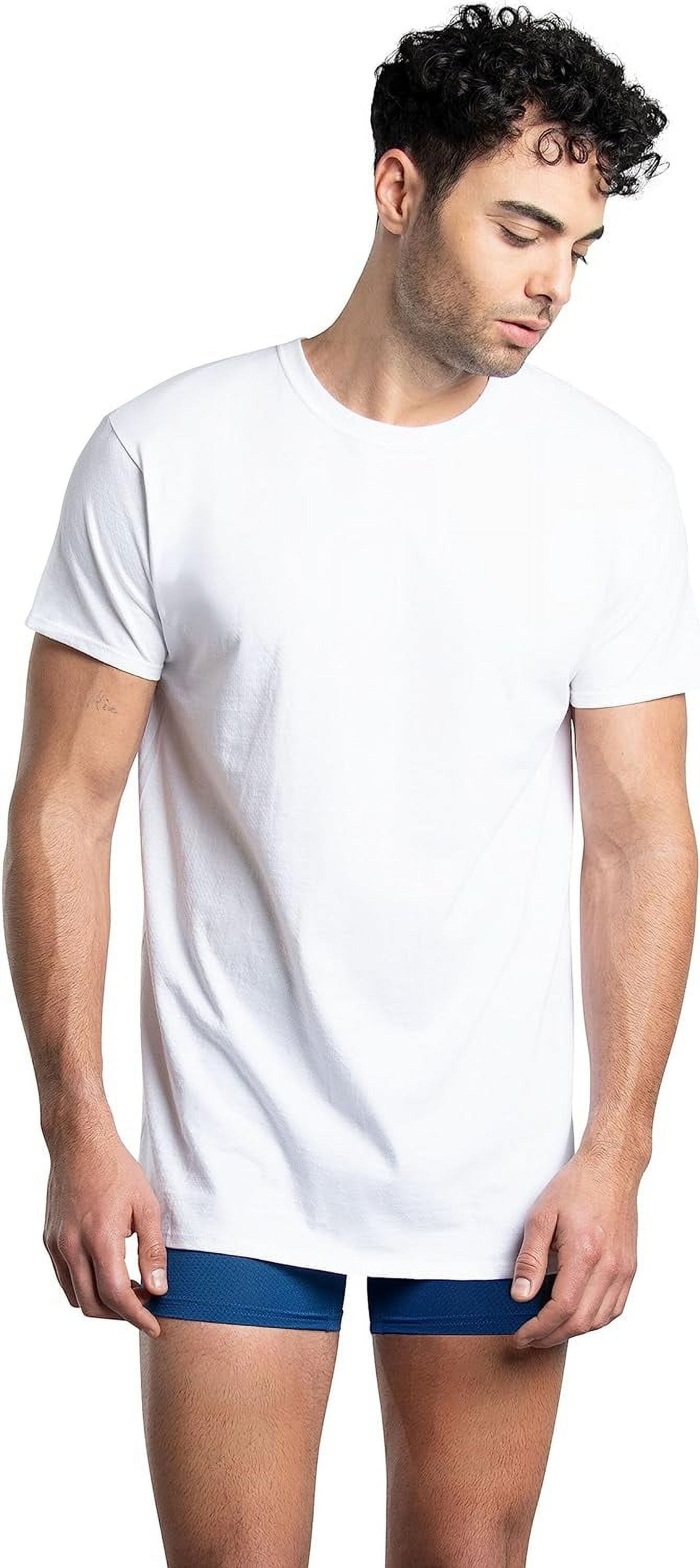 Fruit of the loom breathable 2025 men's v neck t shirts