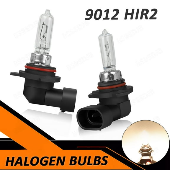 BSBSDJB For Ford Edge 2011-2014 Halogen Headlight Bulbs Warm White High/Low Beam 9012