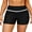 black, variant on Alove Women Solid Swimming Trunks Swimming Shorts High Waisted Swim Shorts Tankini Bottoms