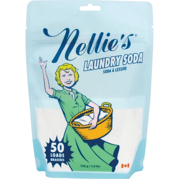 Nellie's NLS-50 All Natural Laundry Soda, 50 Load Bag, Pack of 2