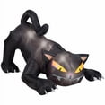 thumbnail image 1 of Decoración de Halloween Gemmy Gato Inflable Animado con LED, 1 of 1