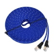 thumbnail image 1 of Cable de red LAN blindado CAT7 RJ45 de 10 Gbps, cable Ethernet plano de 10 m, 1 of 2