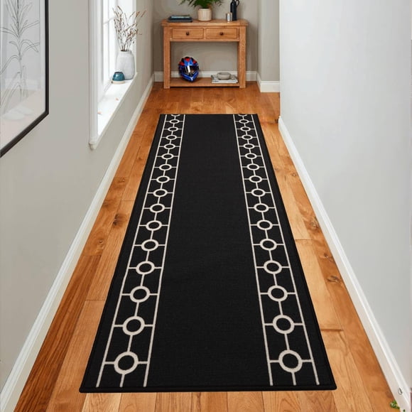 Extra-Long Custom Length Slip-Resistant Runner Rug with Low Pile Absorbent, Stain-Resistant, and Washable. Perfect for Entryways, Hallways, Kitchen 3