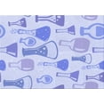 thumbnail image 1 of Ahgly Company Machine Washable Indoor Rectangle Transitional Sky Blue Area Rugs, 2' x 4', 1 of 7