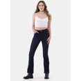 thumbnail image 7 of No Boundaries Mid Rise Bootcut Jeans, 32” Inseam, 1 or 2-Pack, Women’s, 7 of 7