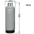 thumbnail image 3 of Powerblanket GCW100 Insulated Gas Cylinder Warmer Designed for 100 Pound Tank - Propane Tank Heater, 3 of 4