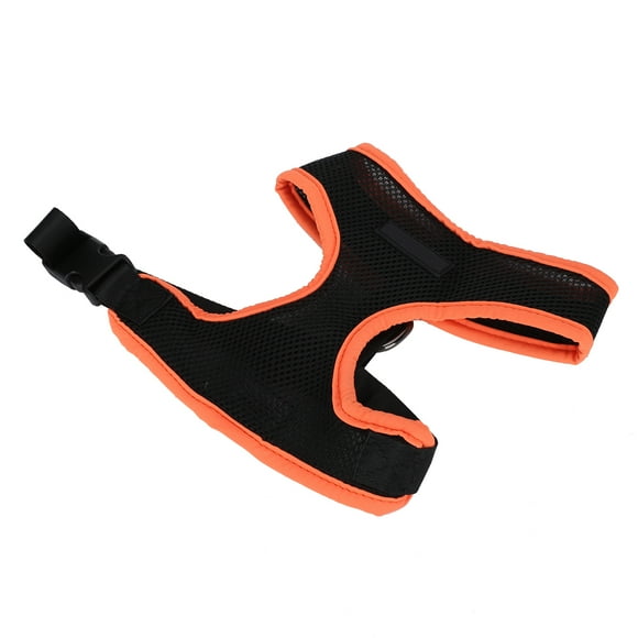 Dog Vest Harness, L Anti Lost Dog Vest Harness Pet Harness No-Pull Pet Harness Dog Orange Color Pet Breathable Adjustable Vest Harness