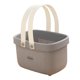 thumbnail image 4 of Organizador de almacenamiento, bolsa de suministros de limpieza, cesta de ducha multiusos, bolsa de aseo gris y blanco, 4 of 9