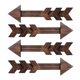 thumbnail image 4 of RO 1 Uds. Letrero de flecha de madera rústica decoración de pared, flechas de madera oscura casa de campo y decoración colgante para el hogar o la boda Sincero Electrónica, 4 of 5