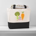 thumbnail image 4 of CafePress - Vegan Veggie Lover - Two Tone, 100% Cotton, Zipper Tote Bag, 4 of 6