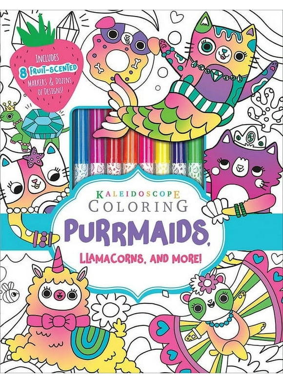 Kaleidoscope: Kaleidoscope Coloring: Purrmaids, Llamacorns, and More! (Other)