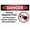 Warning Sign 5, variant on Danger Strong Magnetic Field Sign, 8"x12" Warning Tin Sign, Wall Decor for Home Kitchen Farm Garden Garage