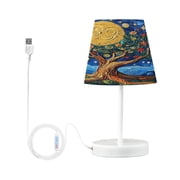 YAZAOO Table Lamp Creative Celestial Garden Pattern Simple Pattern Night Light