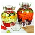 thumbnail image 5 of Glass Fermenting Jar Pickle Jar Household Kimchi Jar Glass Bottle Sealed Thickened Kimchi Pot For Handmade Kimchi And Pickled Cucumber, 5 of 6