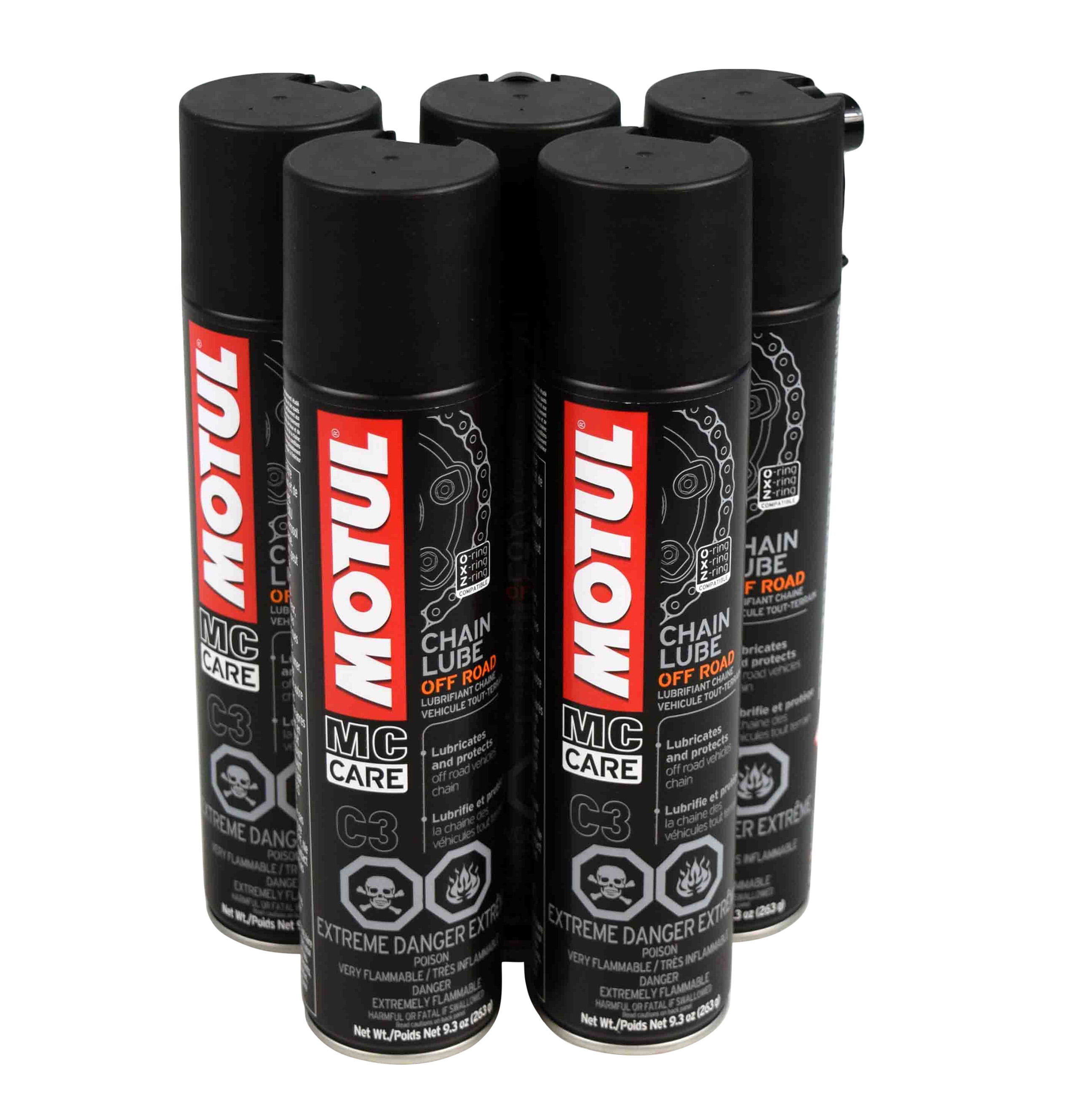 Motul 103245 chain lube offroad 9.3oz 5 pck