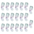 thumbnail image 4 of 20 papeles de regalo para ramos de flores con forma de mariposa. Verde, 4 of 9