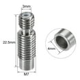 thumbnail image 5 of Uxcell M6x22.5mm Tubo de cuello de extrusora de 1.75mm para impresora 3D con tubo PTFE 5PCS, 5 of 5