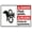 Warning Sign 3, variant on Danger PELIGRO - No Smoking Safety Sign - 8"x12" Aluminum Danger Tin Road Sign, Workplace Flammable Zone Marker