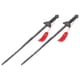 thumbnail image 1 of ColoMX 2 piezas espada falsa espada de utilería espada extensible espada china utilería espada de arte marcial espada de entrenamiento espada retráctil espada china retráctil regalo para ancianos, 1 of 8