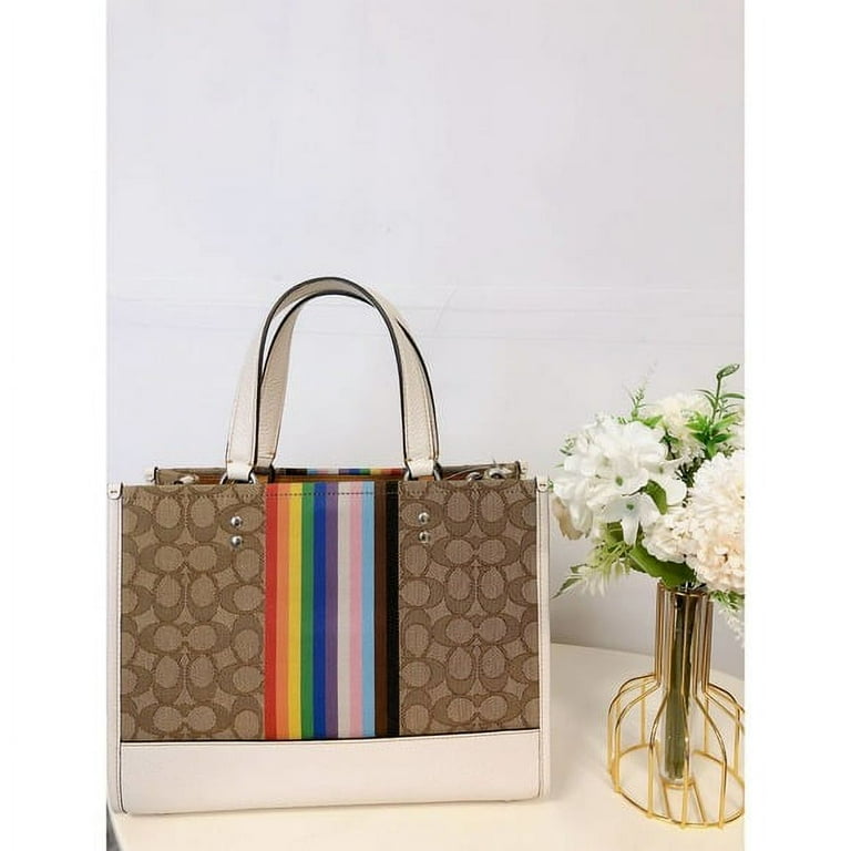 Coach dempsey carryall in signature canvas new arrivals
